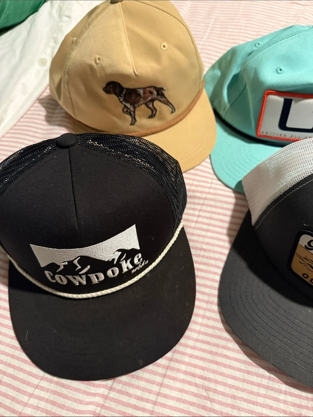 Men's Gray and Black Trucker Cap - Unbranded